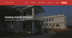 Desktop Screenshot of pannatigerresort.com