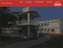 Tablet Screenshot of pannatigerresort.com